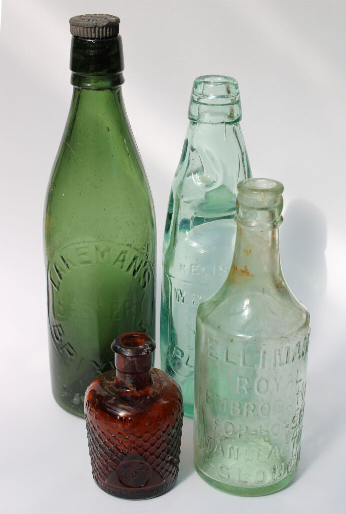 Laywell House excavations, and bottles found there - Brixham Heritage Museum