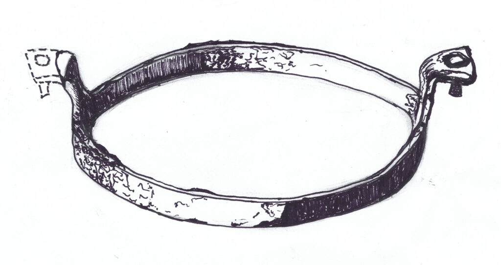 patten, drawing by Liz Wilkins
